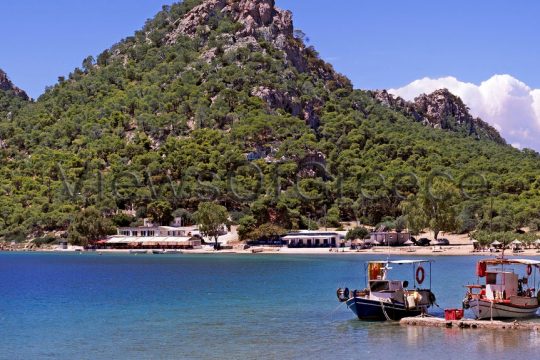 Το ειδυλλιακό τοπίο στη λίμνη Ηραίου